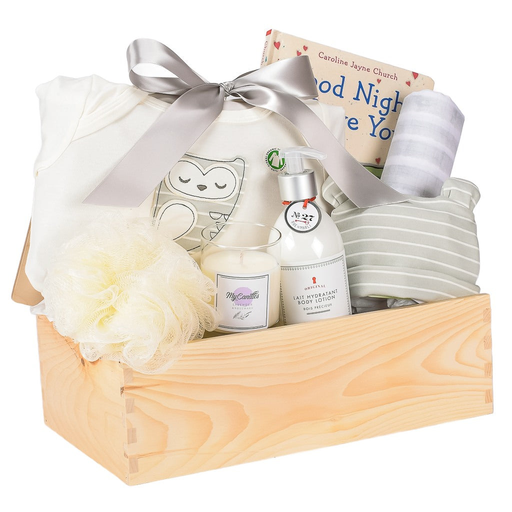 Organic Outfit For Baby And Spa Items For Mom