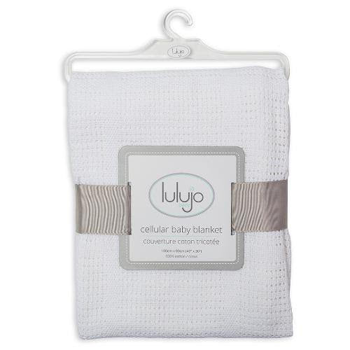 Lulujo Knit Cellular Blanket